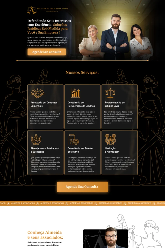Site Almeida e Associados